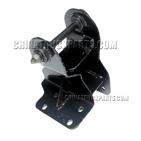 1-Dongfeng Tianlong Lorry Truck Rear Suspension Bracket with Rubber Bushing Assembly(L)-5001110-C0102